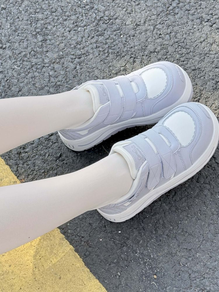 Lace-up thick-soled sneakers【s0000012963】