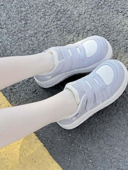 Lace-up thick-soled sneakers【s0000012963】