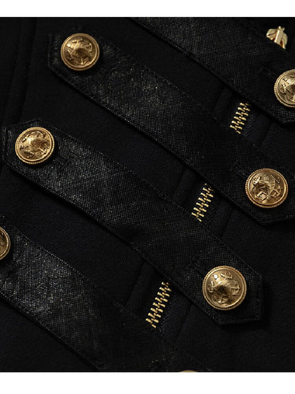 Hooded Fleece Napoleon Jacket【s0000019155】
