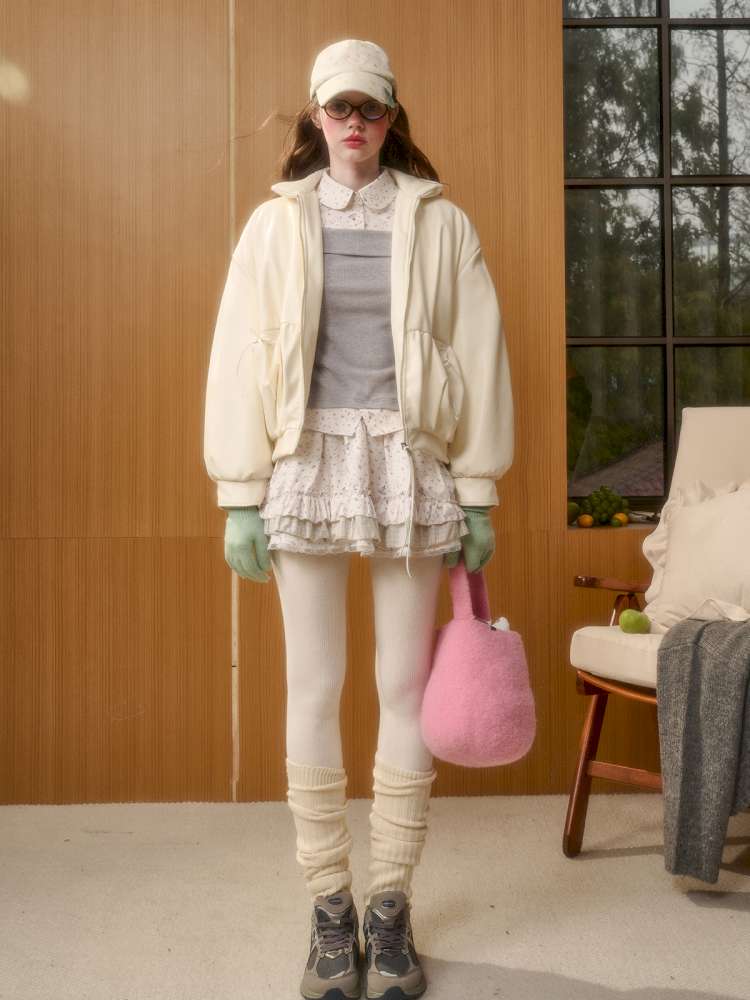 Rabbit Print Design Top Skirt【s0000014886】