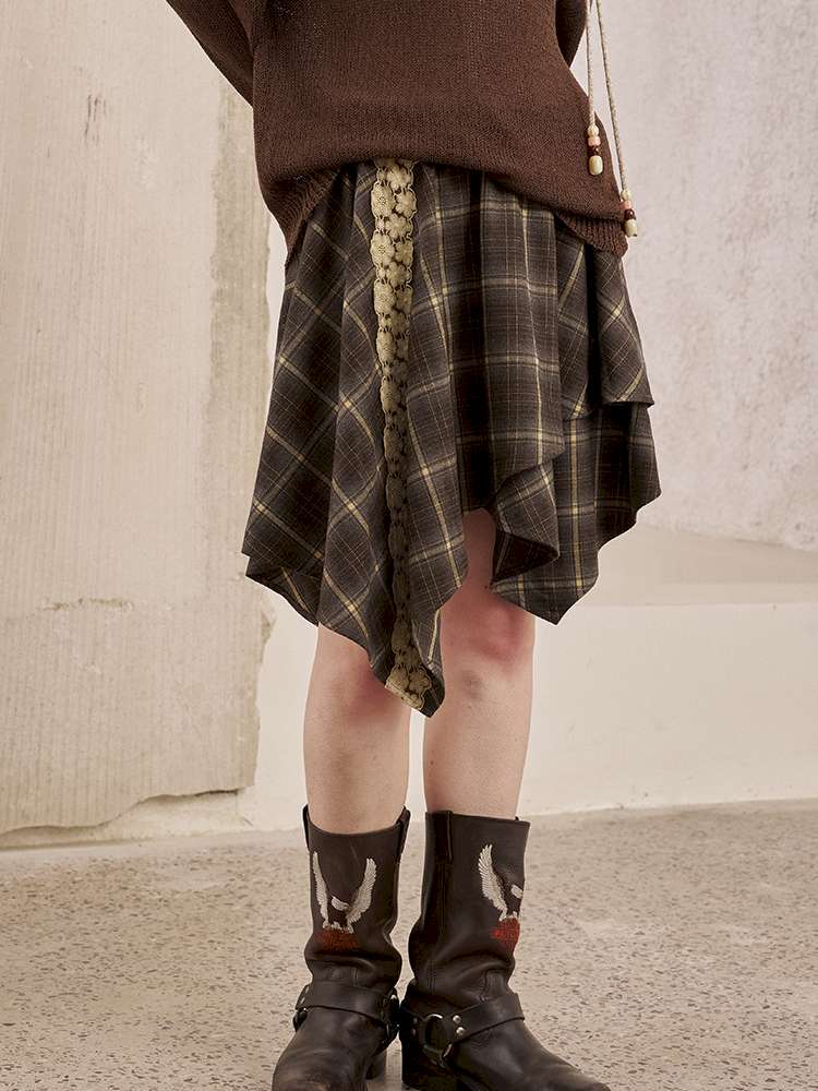 Puppy Kissing Bear Sweater Skirt【s0000015068】