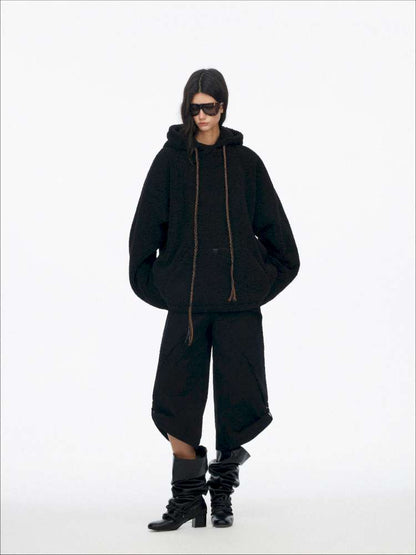 Drawstring Loose Hooded Jacket【s0000015060】