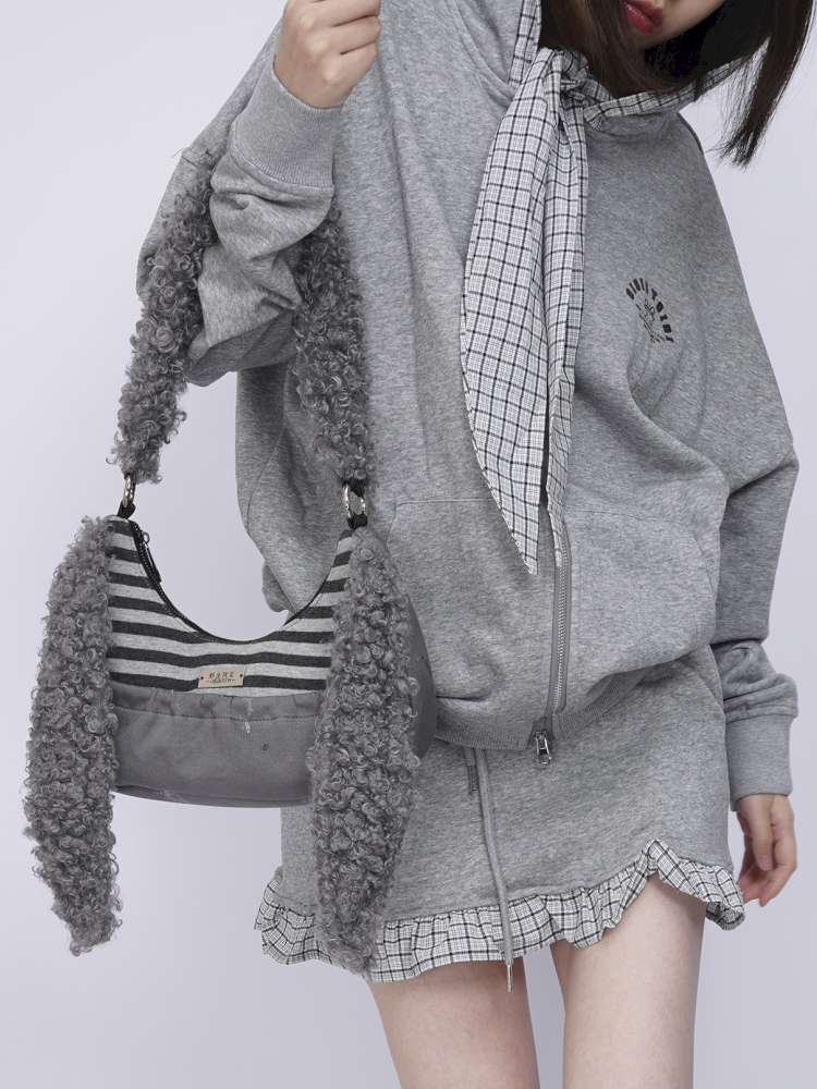 Rabbit Plush Versatile Commuter Crossbody Bag【s0000014618】