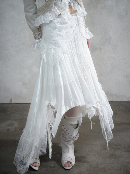 Dreamy Heiress Lace Chiffon Dress【s0000017984】