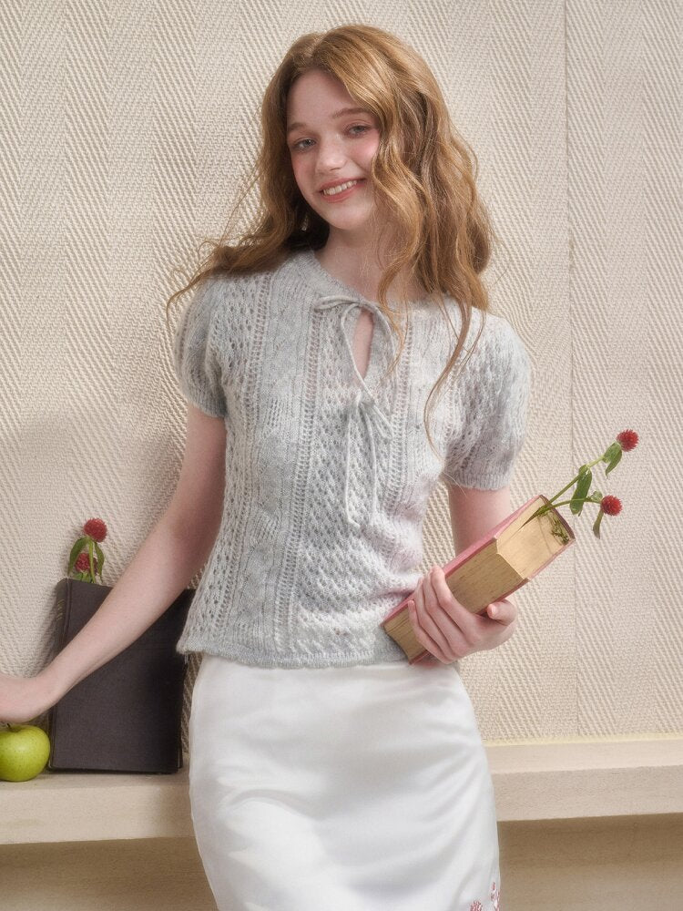 Soft Kitten Mohair Wool Knitwear【s0000015626】