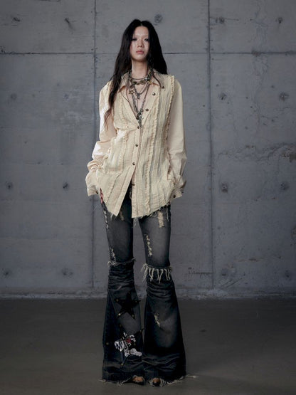 Scrappy Sunscreen Long Sleeve Shirt【s0000013470】