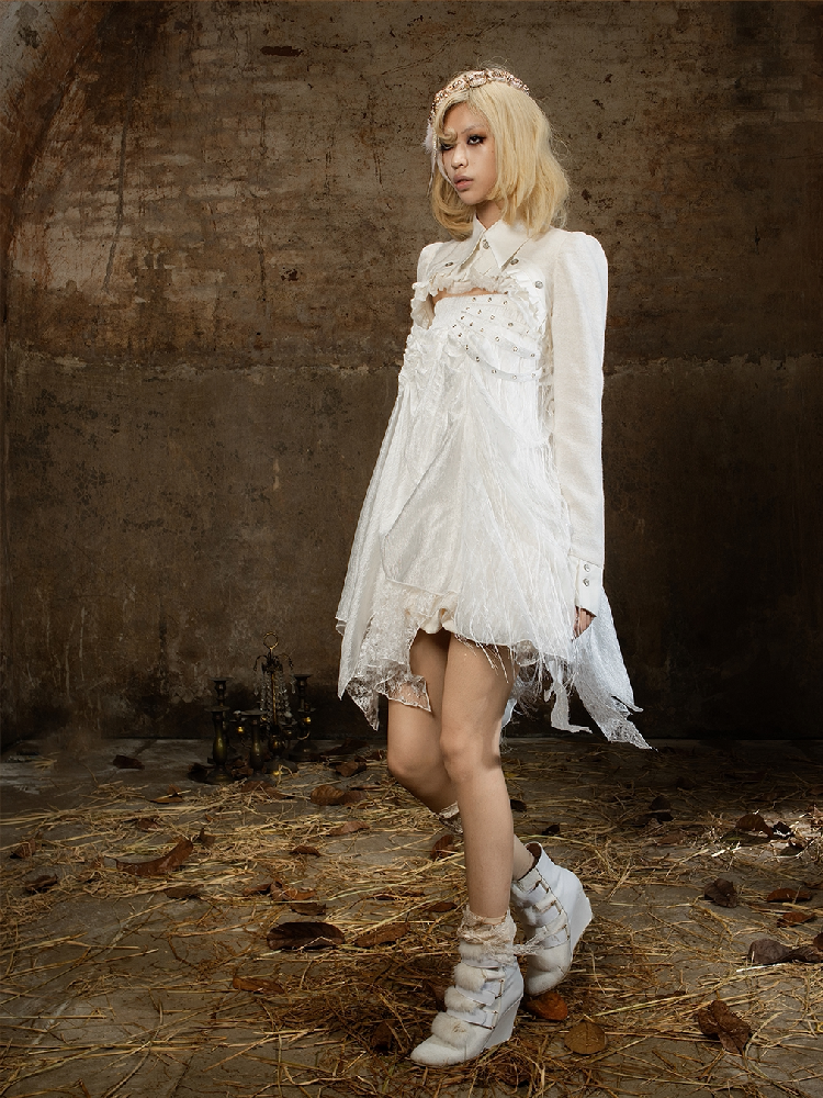 Romantic Palace Midi Skirt【s0000018377】