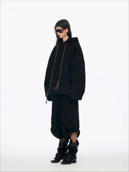 Drawstring Loose Hooded Jacket【s0000015060】