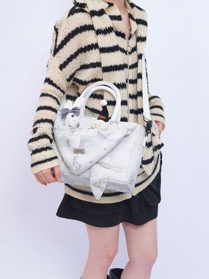 Wild Setting Rabbit Rabbit Tote Bag【s0000013259】