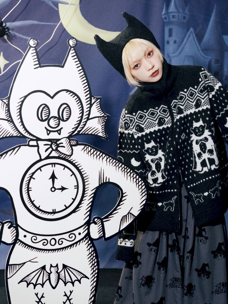 Cat Ears Devil's Tail Cardigan【s0000011559】