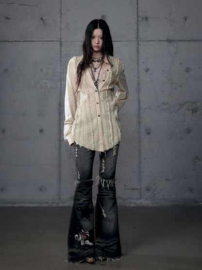 Scrappy Sunscreen Long Sleeve Shirt【s0000013470】