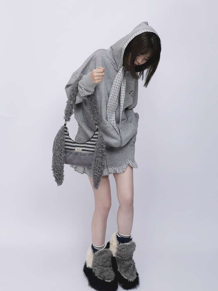 Rabbit Plush Versatile Commuter Crossbody Bag【s0000014618】