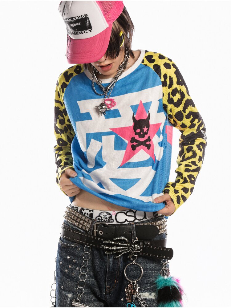 American Flag Skull Long Sleeve【s0000019127】