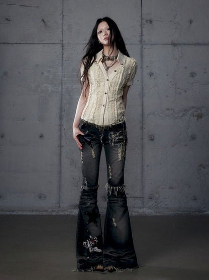 Scrappy Sunscreen Long Sleeve Shirt【s0000013470】