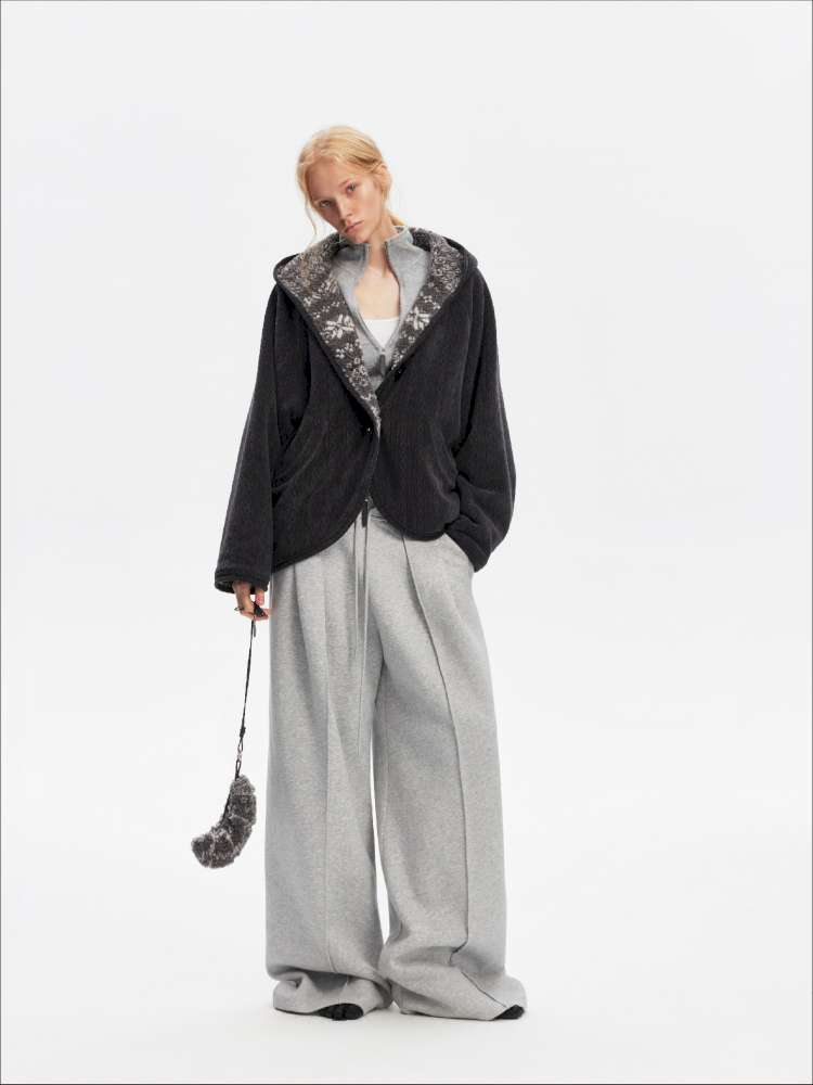 American Scimitar Drape Wide-Leg Slacks【s0000014877】