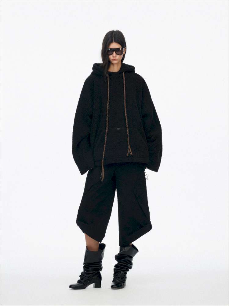 Drawstring Loose Hooded Jacket【s0000015060】