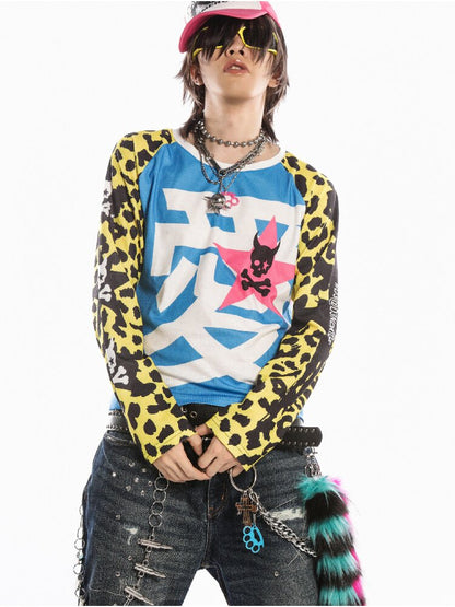 American Flag Skull Long Sleeve【s0000019127】