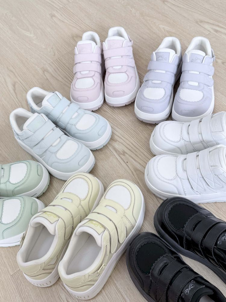 Lace-up thick-soled sneakers【s0000012963】