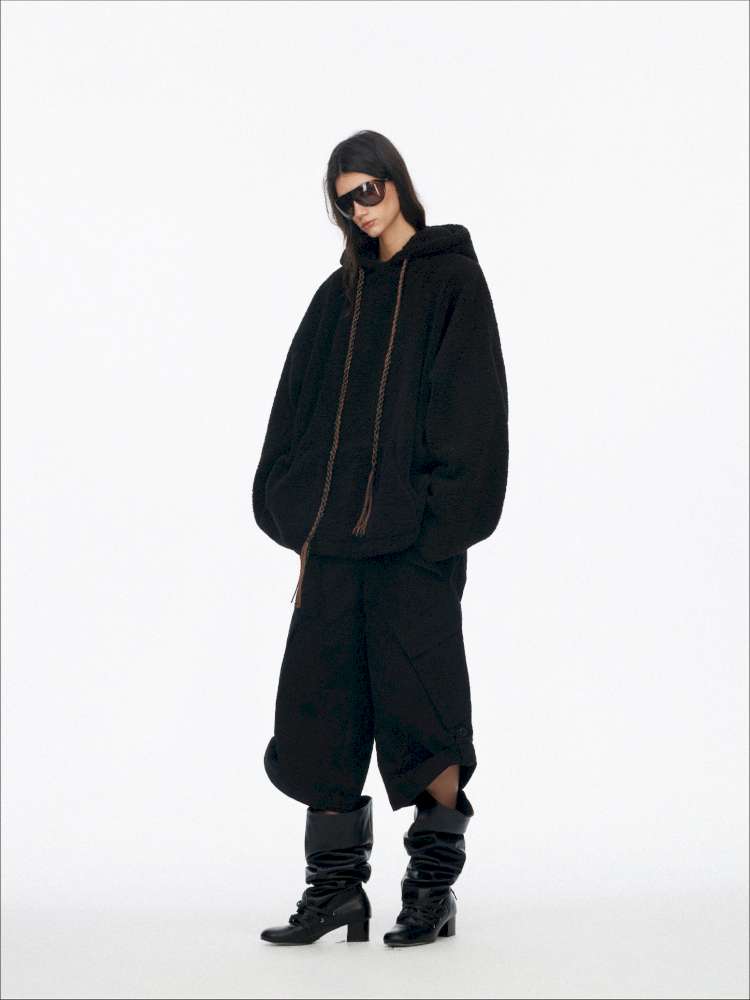 Drawstring Loose Hooded Jacket【s0000015060】