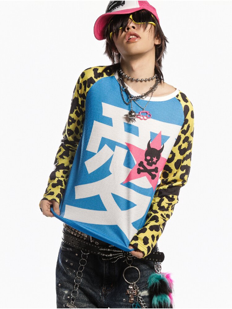 American Flag Skull Long Sleeve【s0000019127】