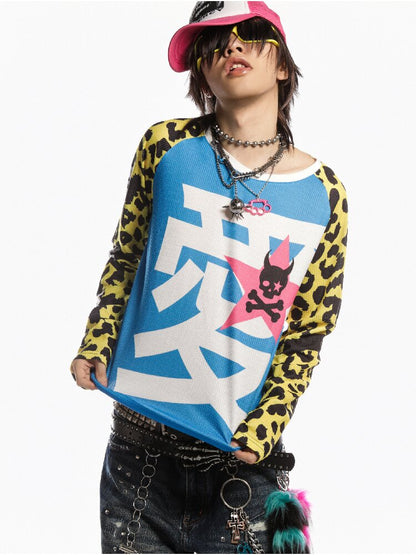 American Flag Skull Long Sleeve【s0000019127】