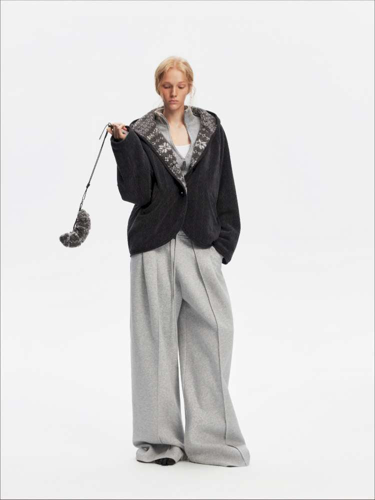 American Scimitar Drape Wide-Leg Slacks【s0000014877】