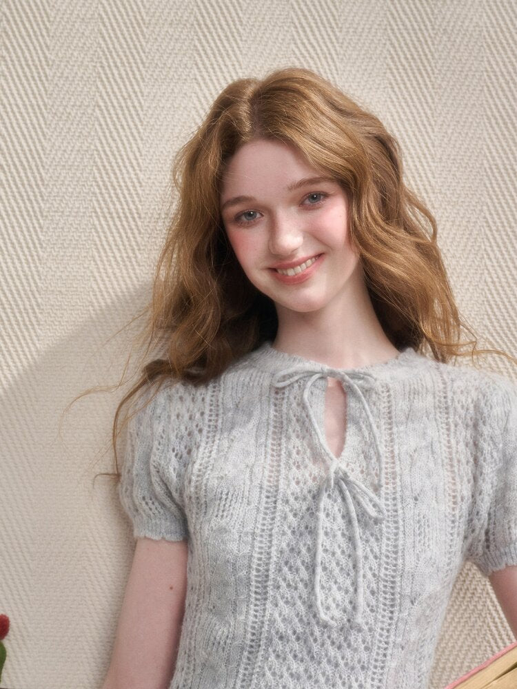 Soft Kitten Mohair Wool Knitwear【s0000015626】