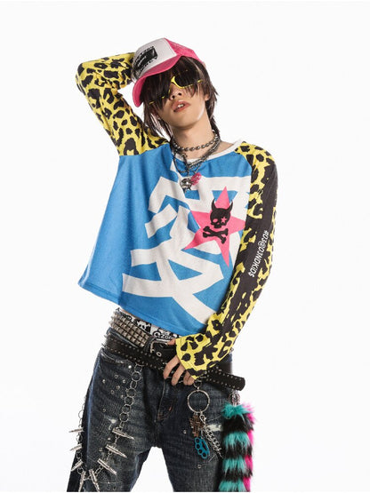 American Flag Skull Long Sleeve【s0000019127】