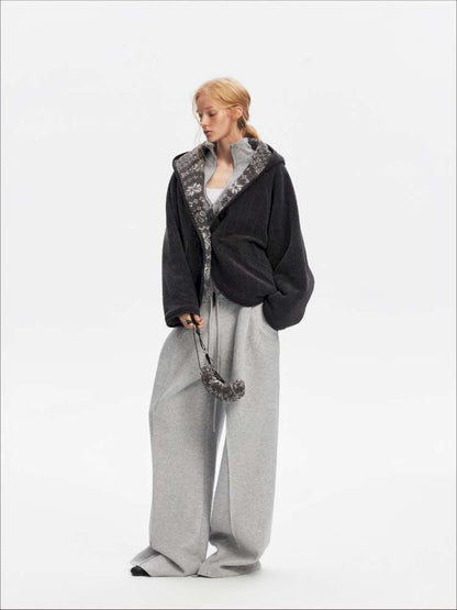 American Scimitar Drape Wide-Leg Slacks【s0000014877】