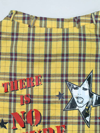 Vintage layered butt curtain skirt【s0000014378】