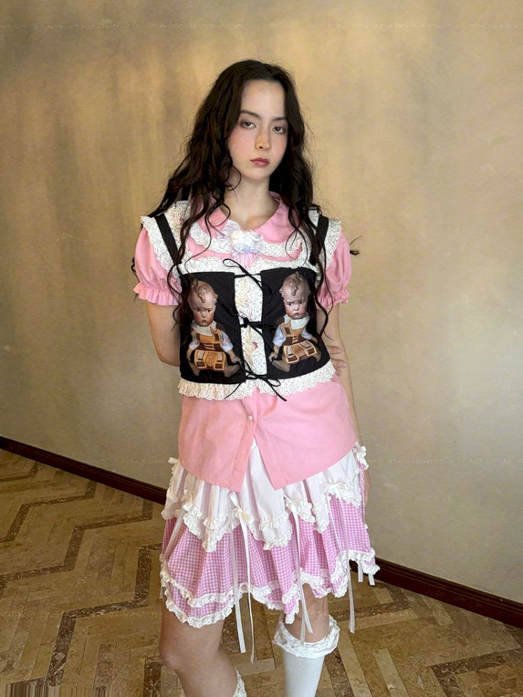 Short-sleeved cotton shirt【s0000012762】