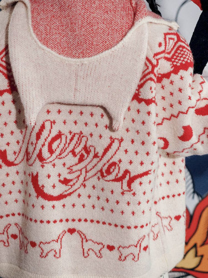 Cat Ears Devil's Tail Cardigan【s0000011559】