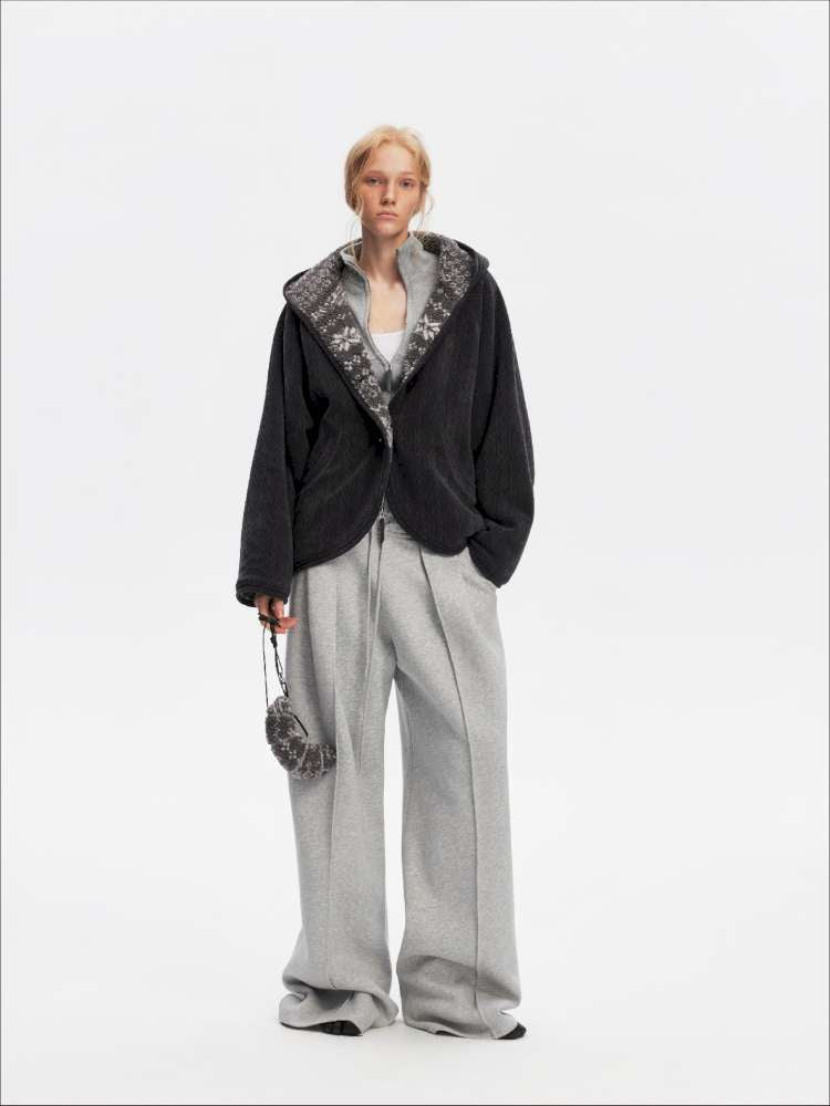 American Scimitar Drape Wide-Leg Slacks【s0000014877】