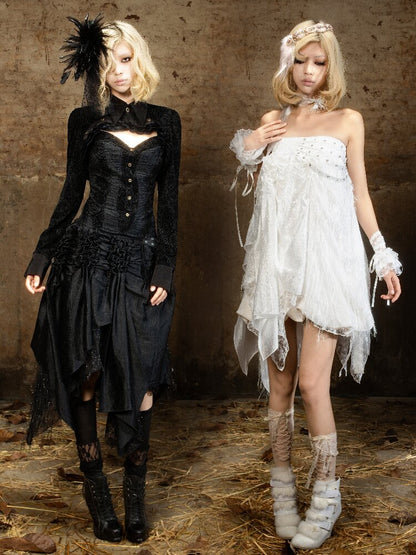 Romantic Palace Midi Skirt【s0000018377】