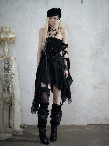 Dreamy Heiress Lace Chiffon Dress【s0000017984】