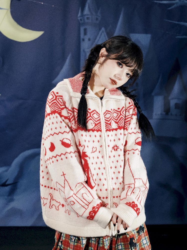 Cat Ears Devil's Tail Cardigan【s0000011559】