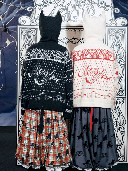 Cat Ears Devil's Tail Cardigan【s0000011559】