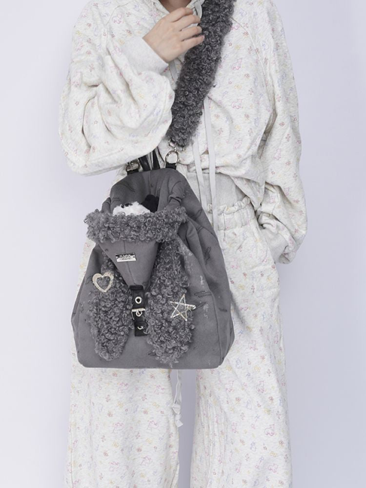 Setting rabbit ears shoulder bag 【s0000013725】