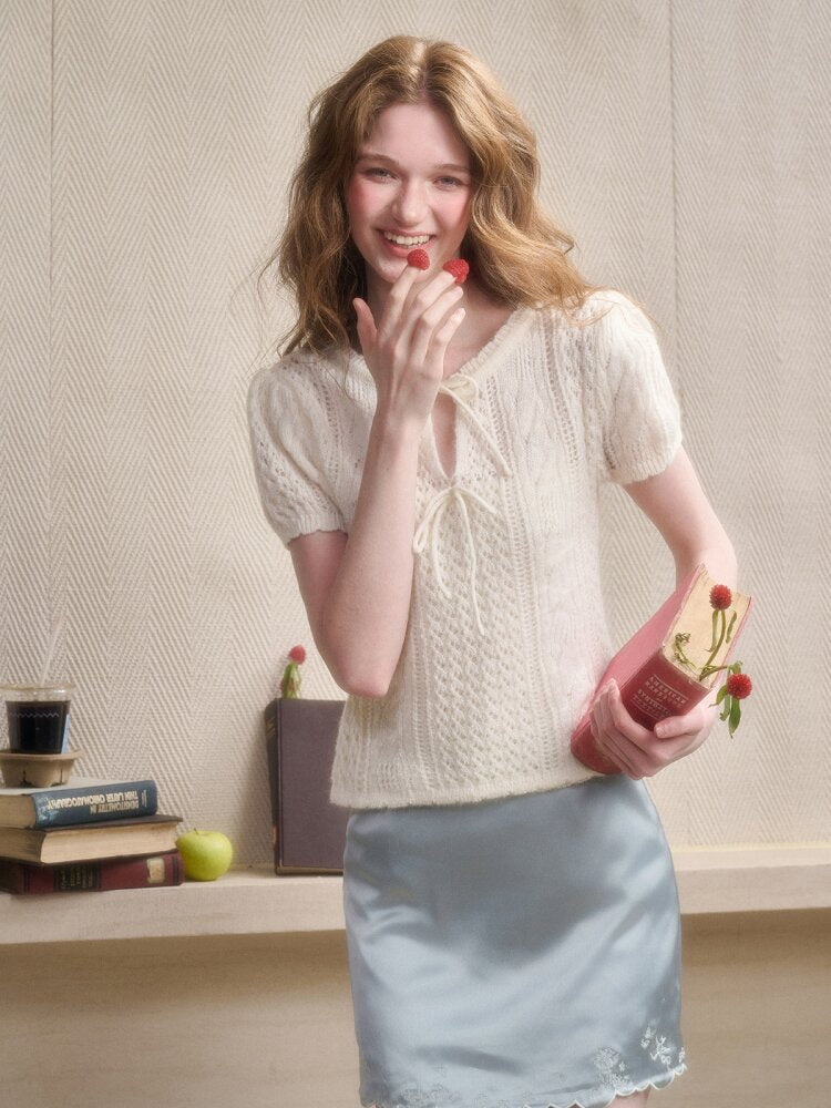 Pigeon Fountain Satin Light Skirt【s0000015627】