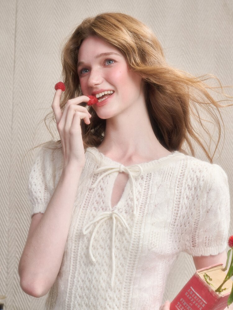 Soft Kitten Mohair Wool Knitwear【s0000015626】