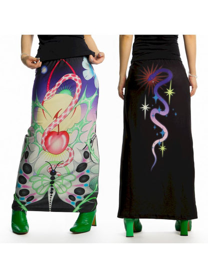 Y2K Stretch Casual Halter Long Skirt【s0000013521】