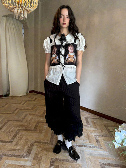 Short-sleeved cotton shirt【s0000012762】