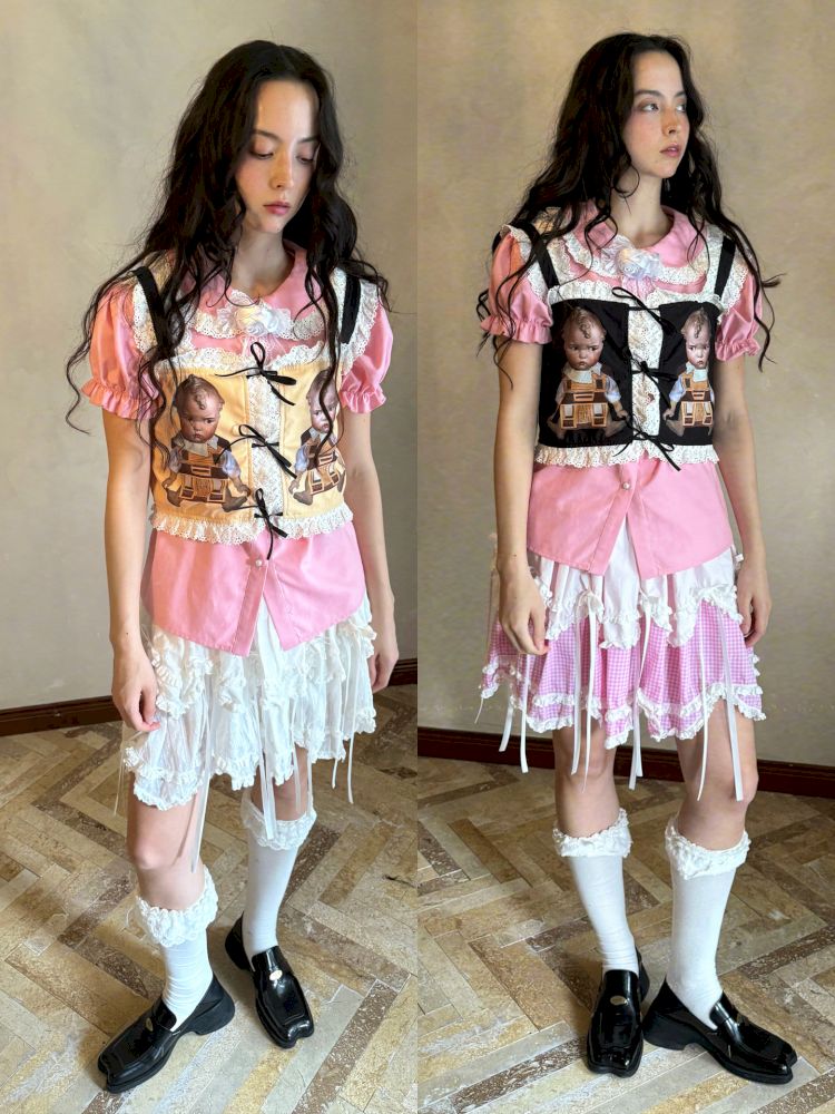 Short-sleeved cotton shirt【s0000012762】