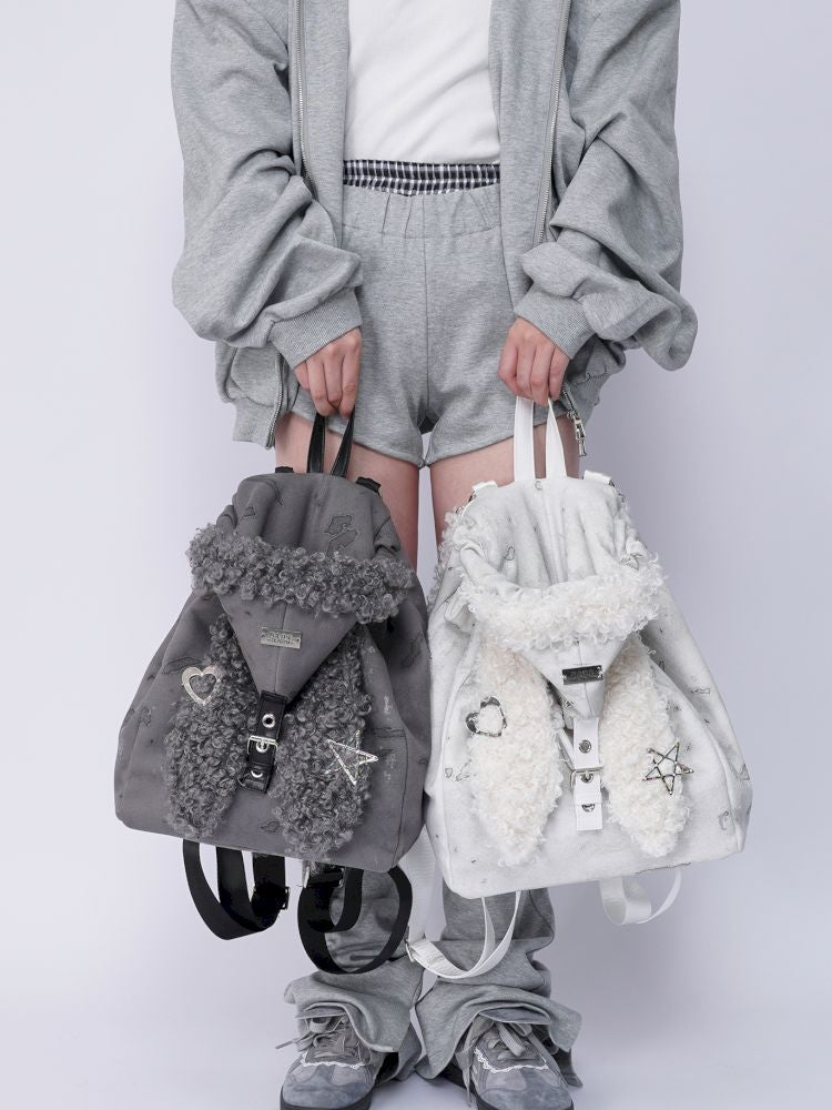 Setting rabbit ears shoulder bag 【s0000013725】