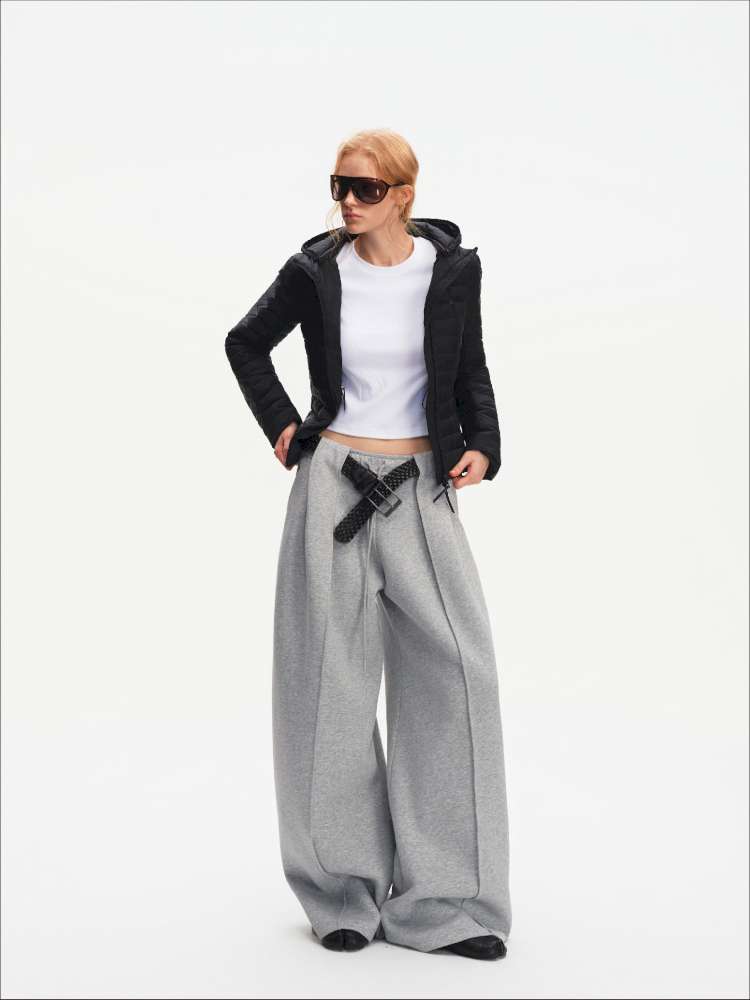 American Scimitar Drape Wide-Leg Slacks【s0000014877】