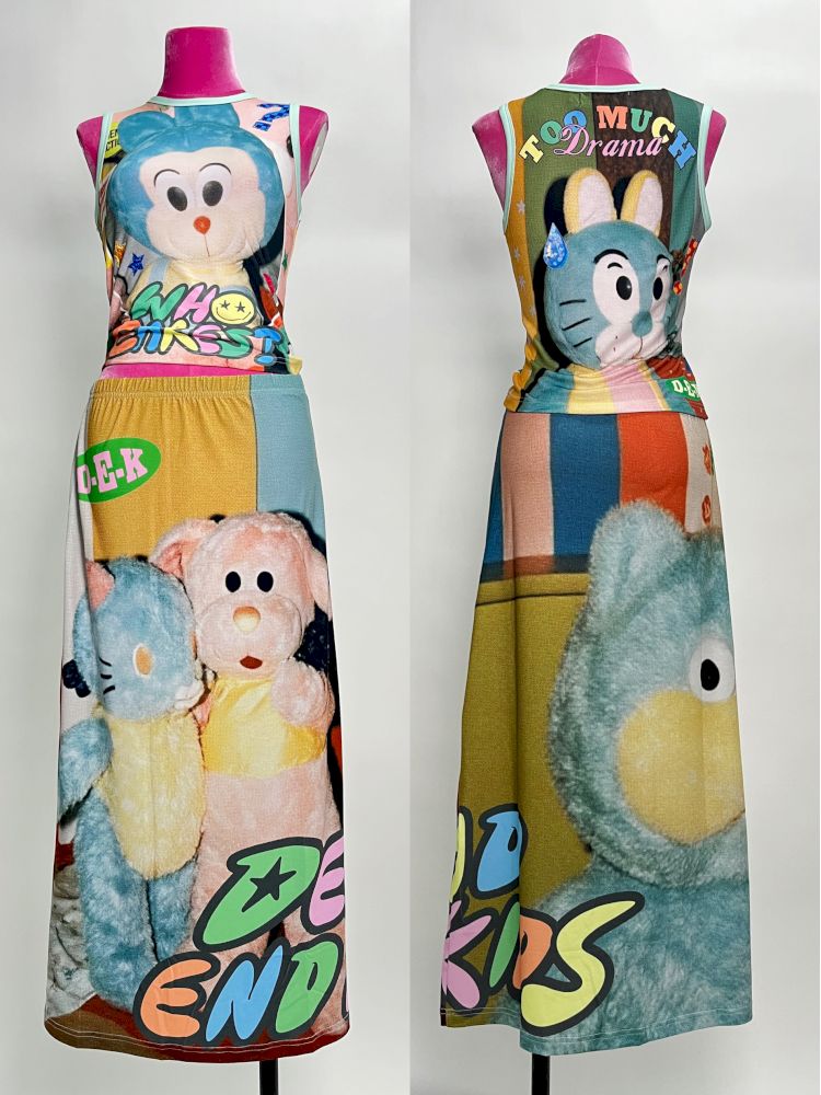 Y2K Stretch Casual Halter Long Skirt【s0000013521】