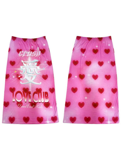 Y2K Stretch Casual Halter Long Skirt【s0000013521】