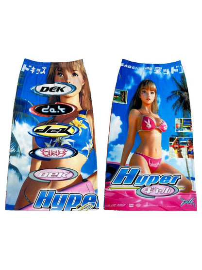 Y2K Stretch Casual Halter Long Skirt【s0000013521】