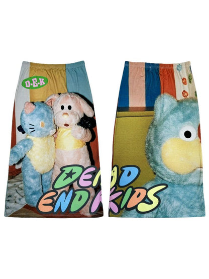 Y2K Stretch Casual Halter Long Skirt【s0000013521】