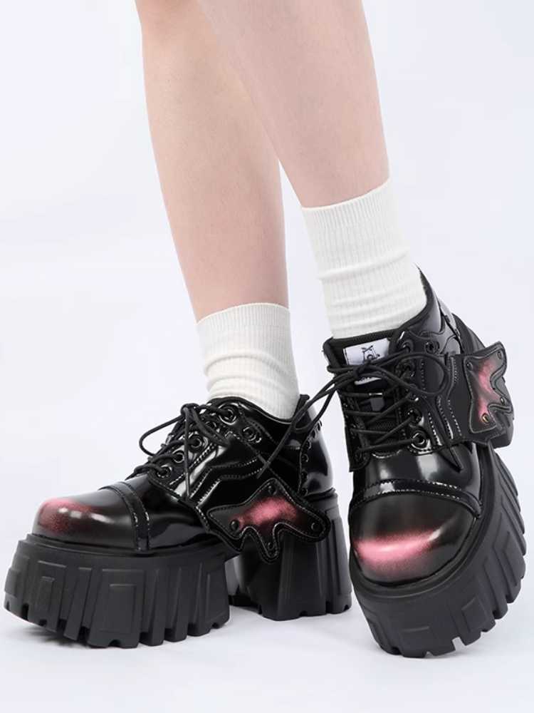 Hot girl punk platform shoes【s0000010086】